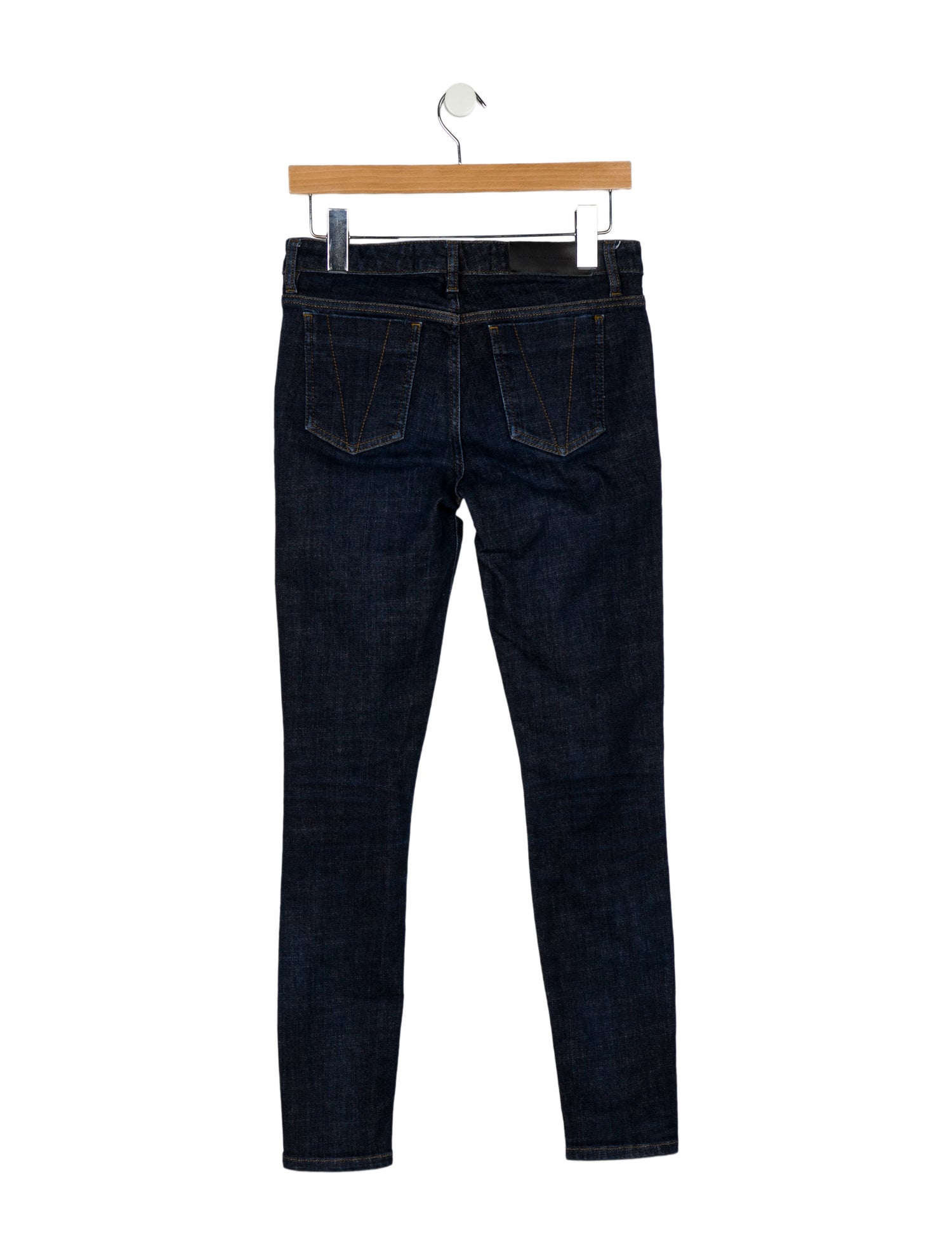 Victoria Beckham Denim Mid-Rise Skinny Leg Jeans