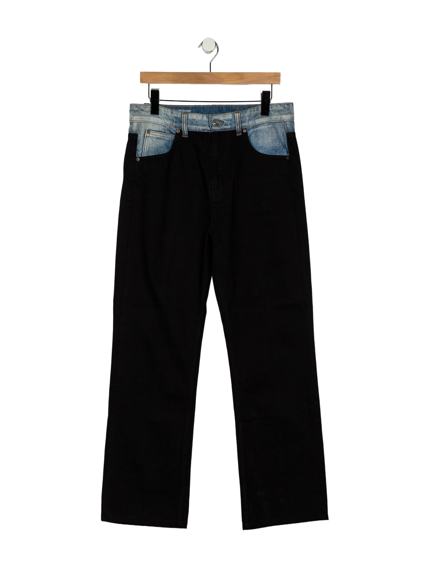 Victoria Beckham Denim High-Rise Wide Leg Jeans