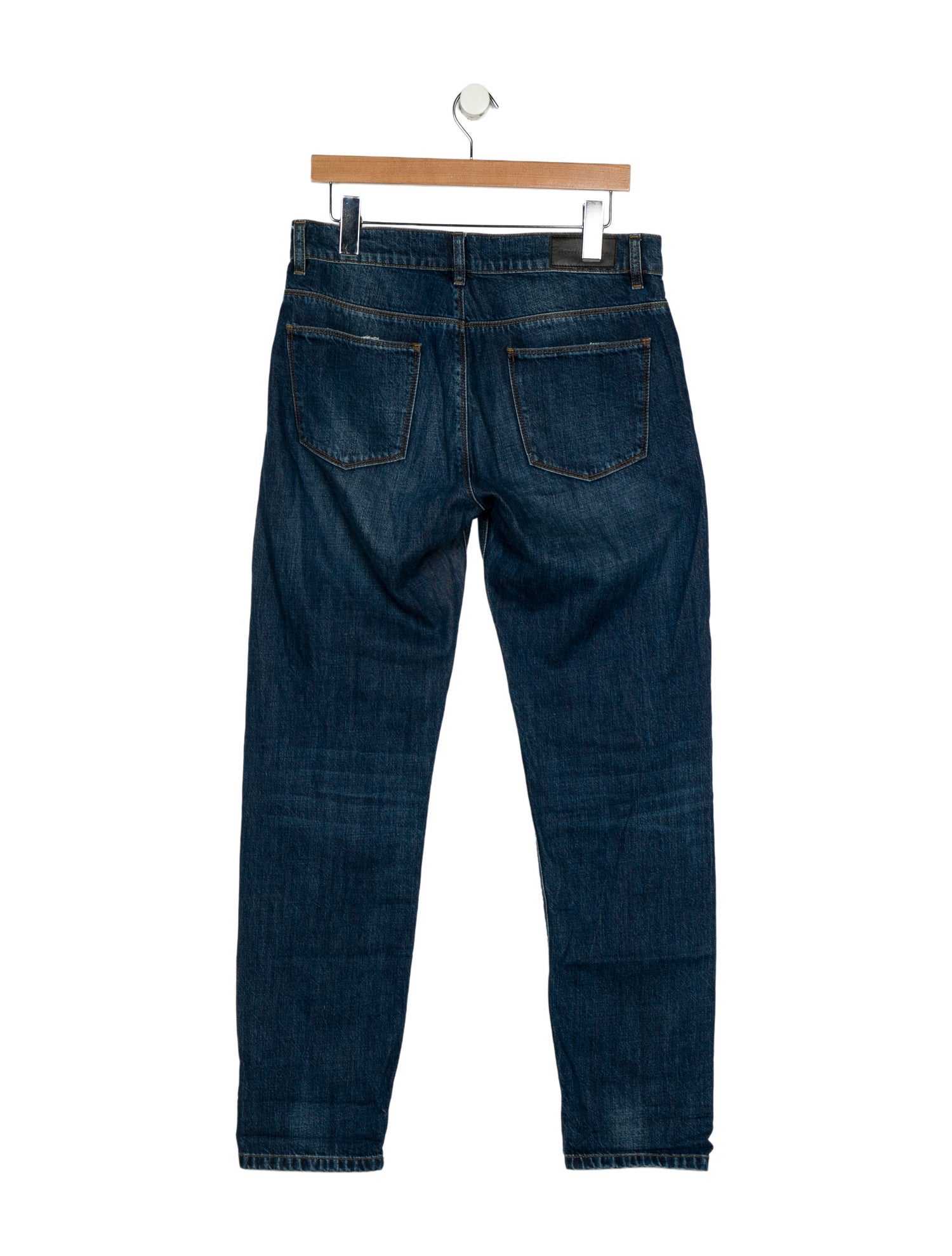 Victoria Beckham Denim Mid-Rise Straight Leg Jeans