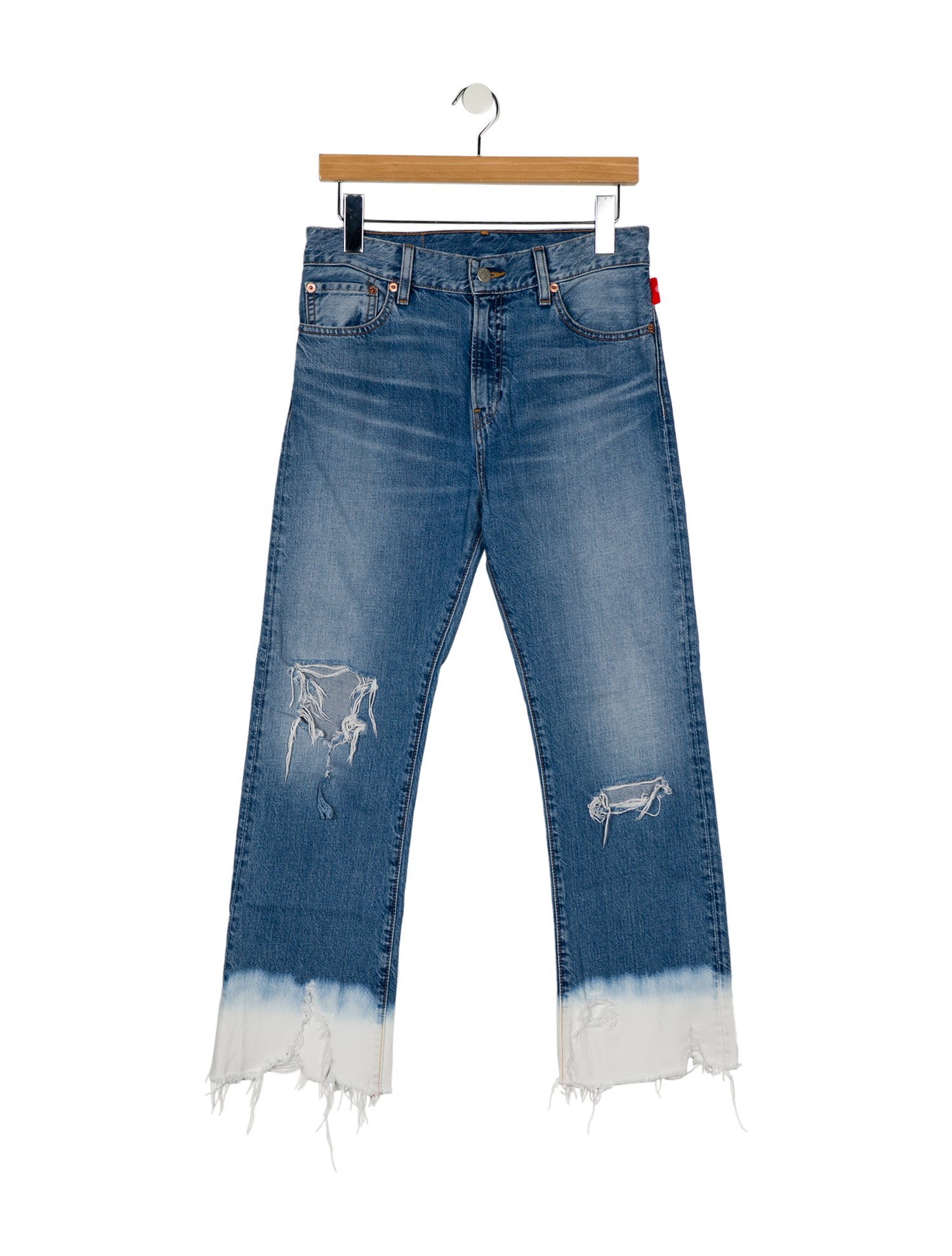 Denimist High-Rise Straight Leg Jeans