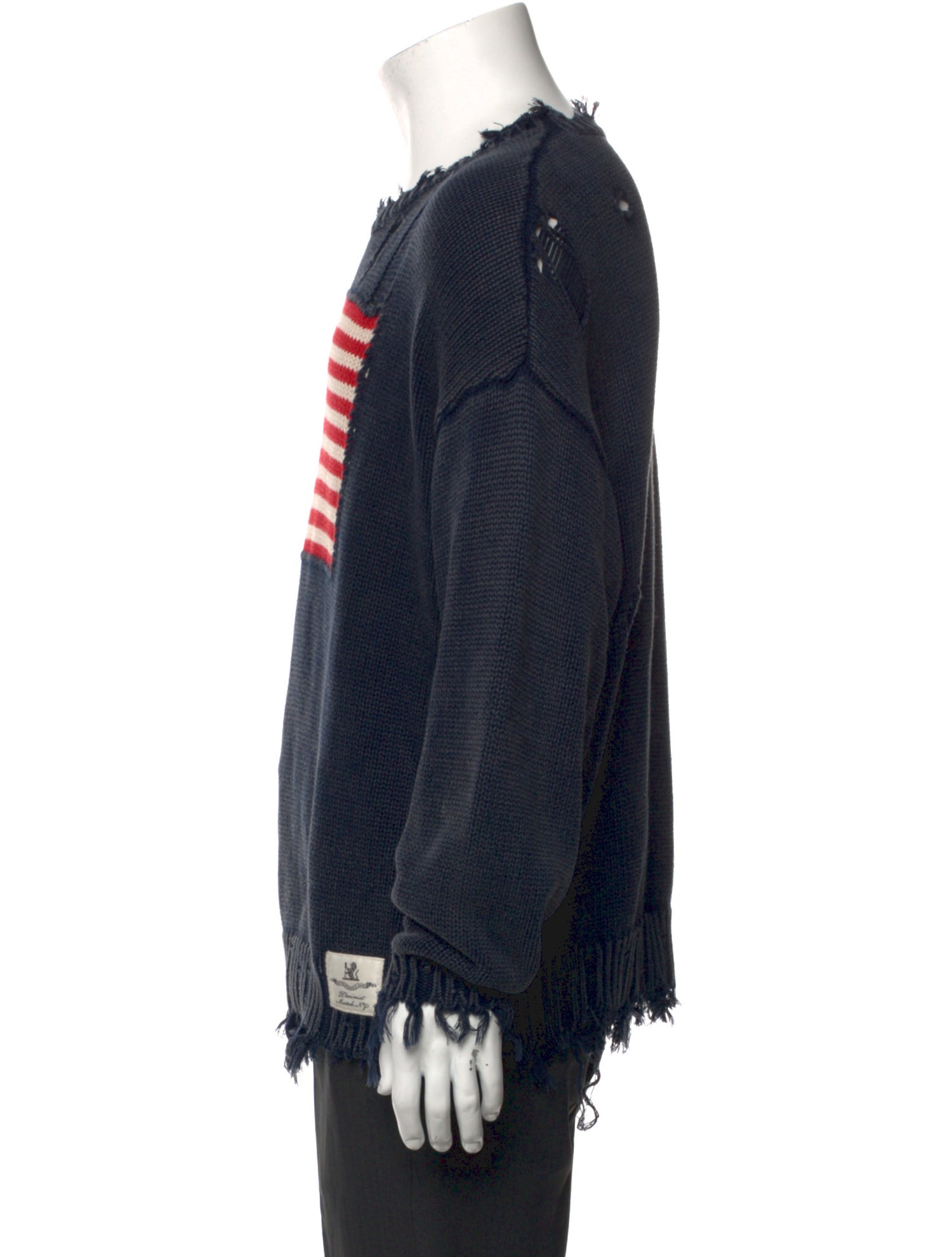 Denimist Graphic Print Crew Neck Pullover