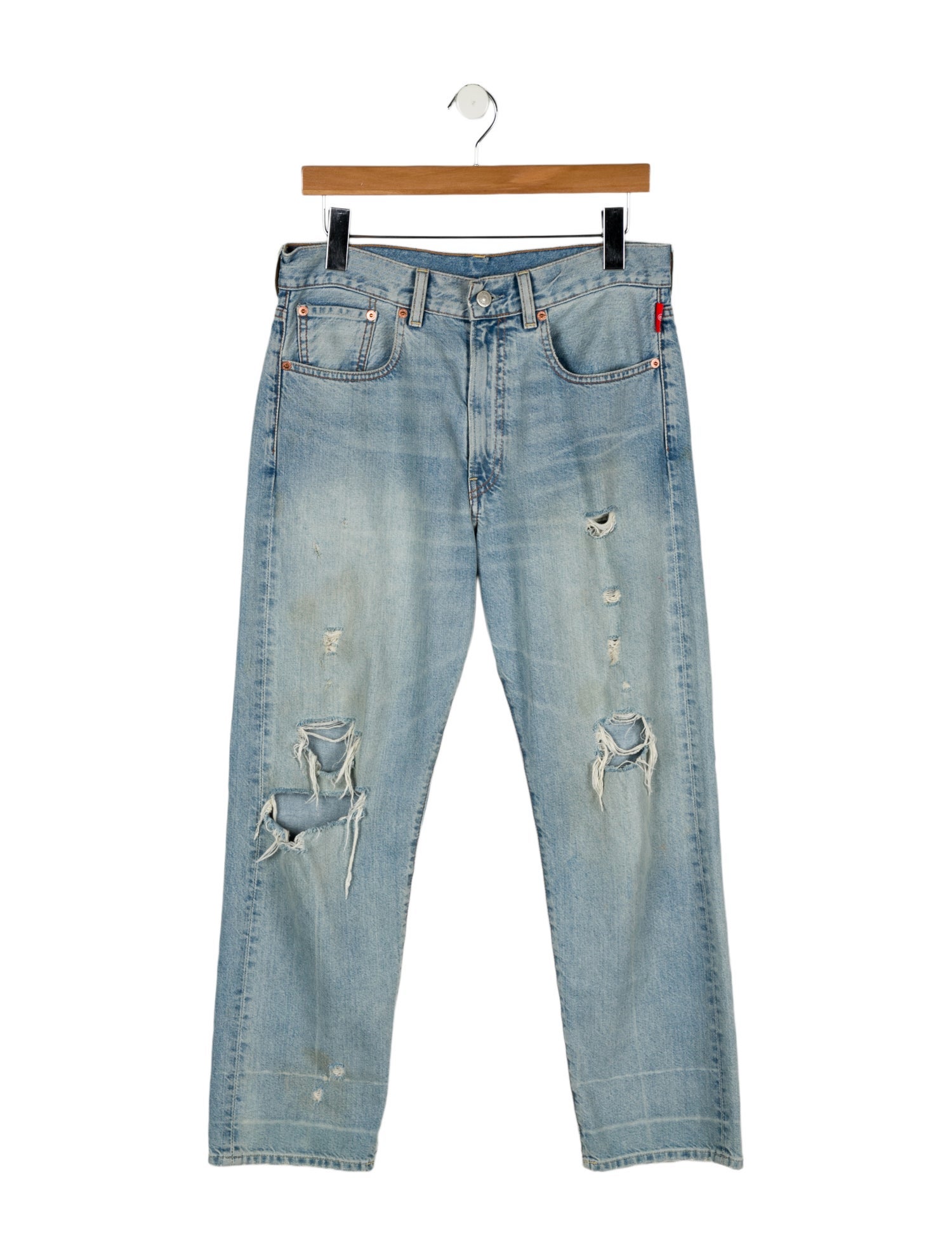 Denimist High-Rise Straight Leg Jeans