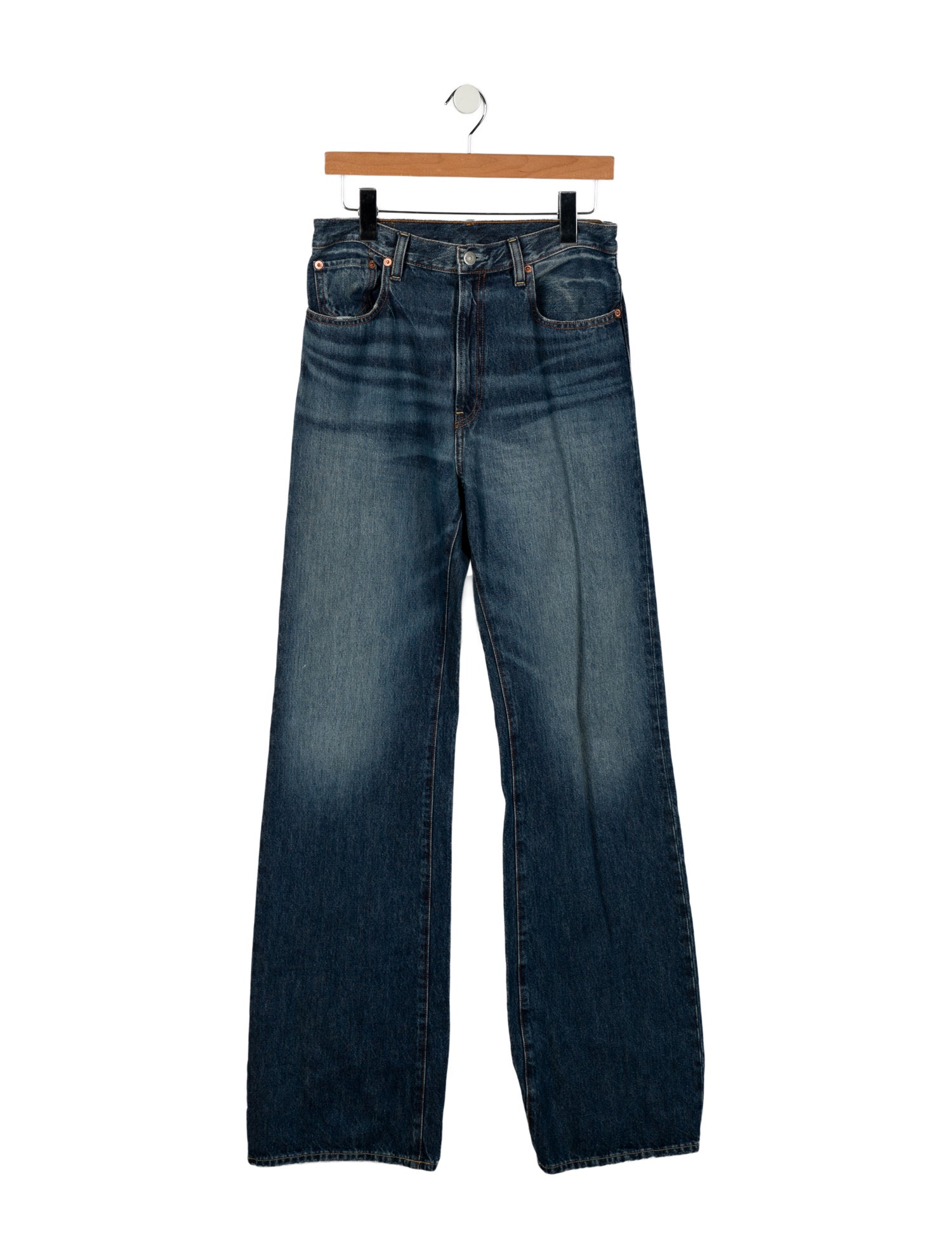 Denimist High-Rise Wide Leg Jeans