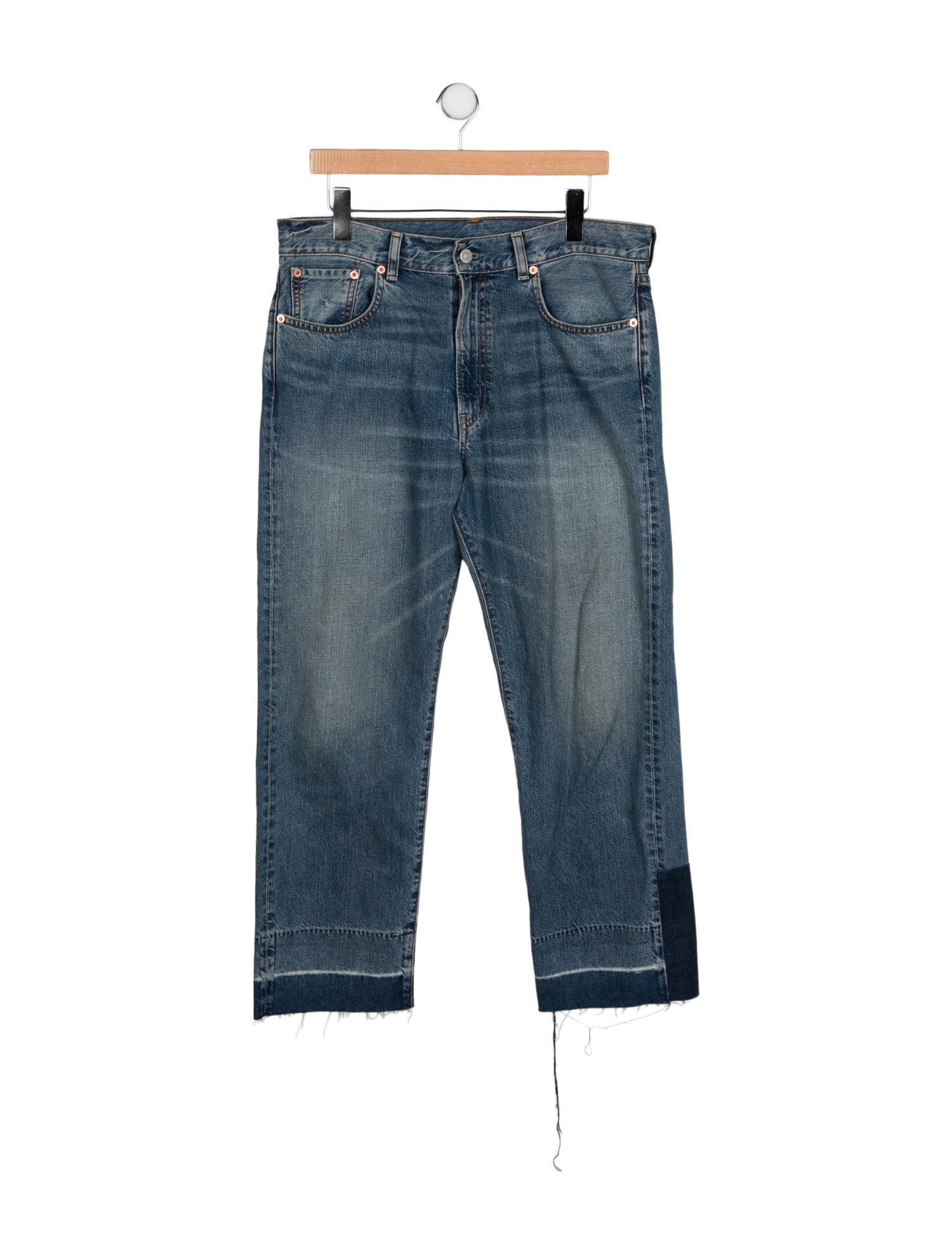 Denimist High-Rise Straight Leg Jeans