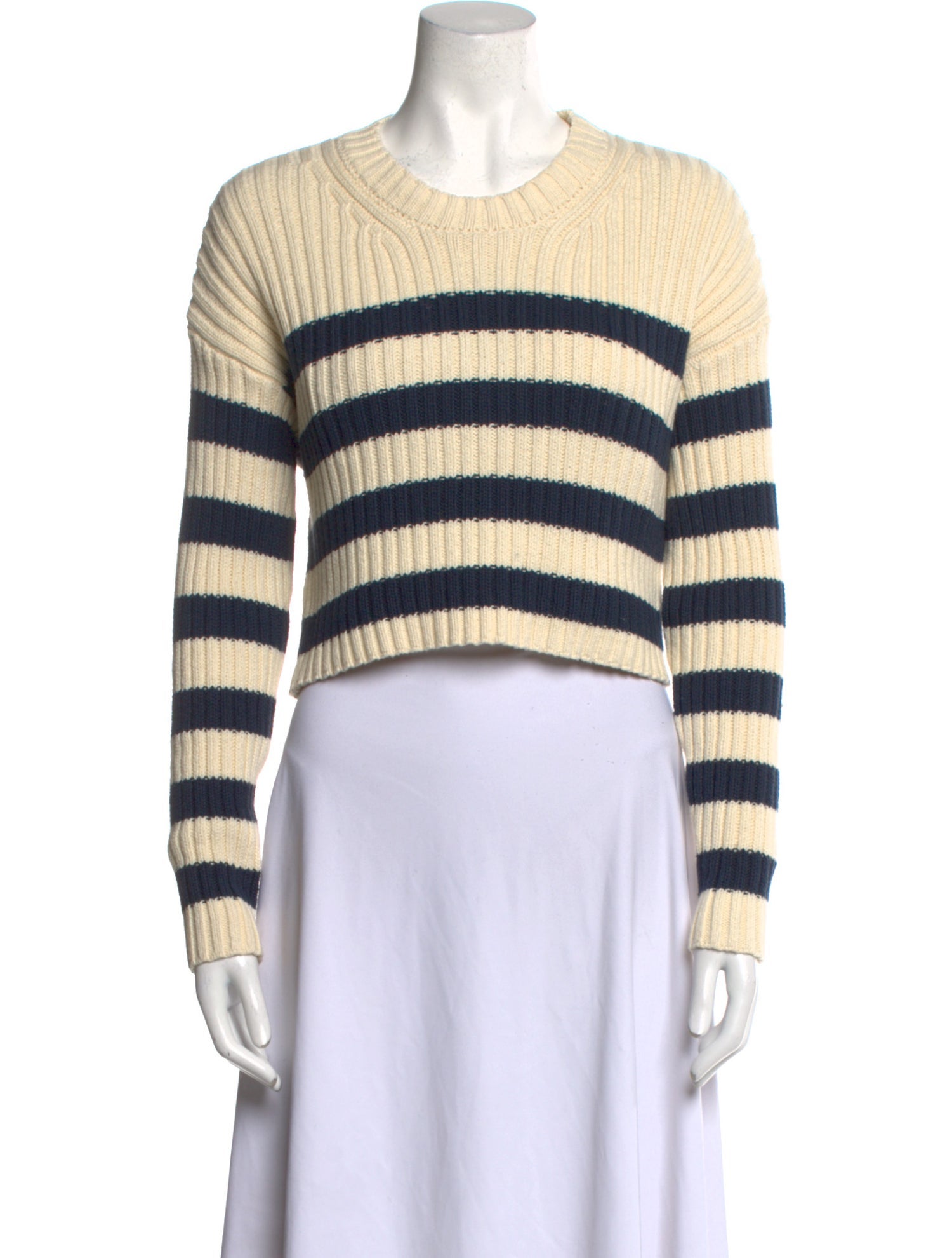 Denimist Striped Crew Neck Sweater w/ Tags
