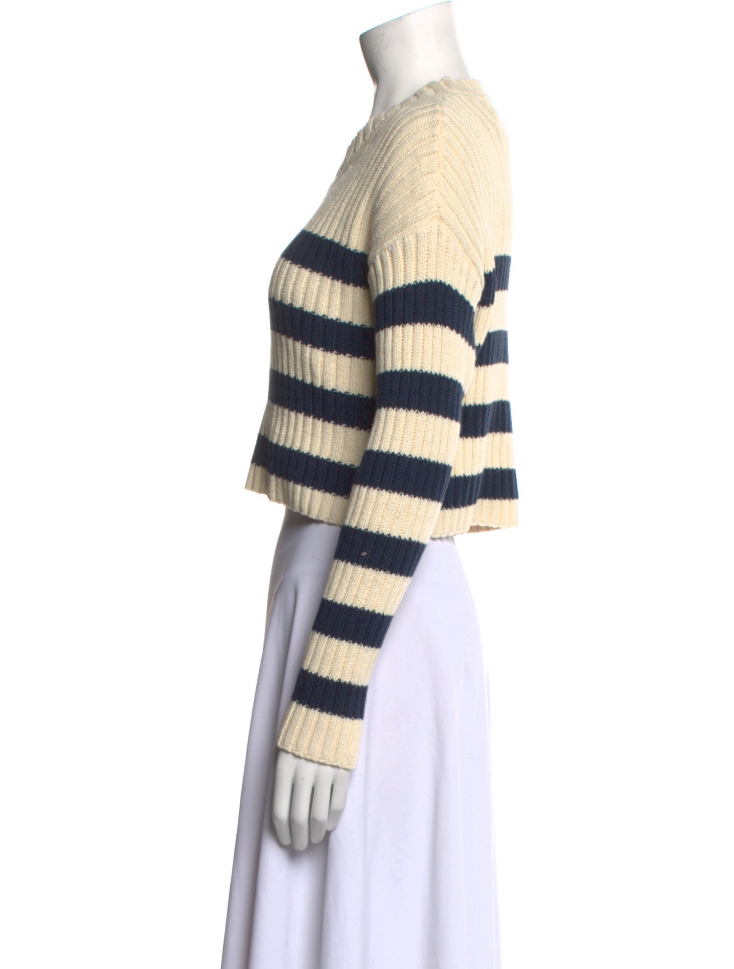 Denimist Striped Crew Neck Sweater w/ Tags