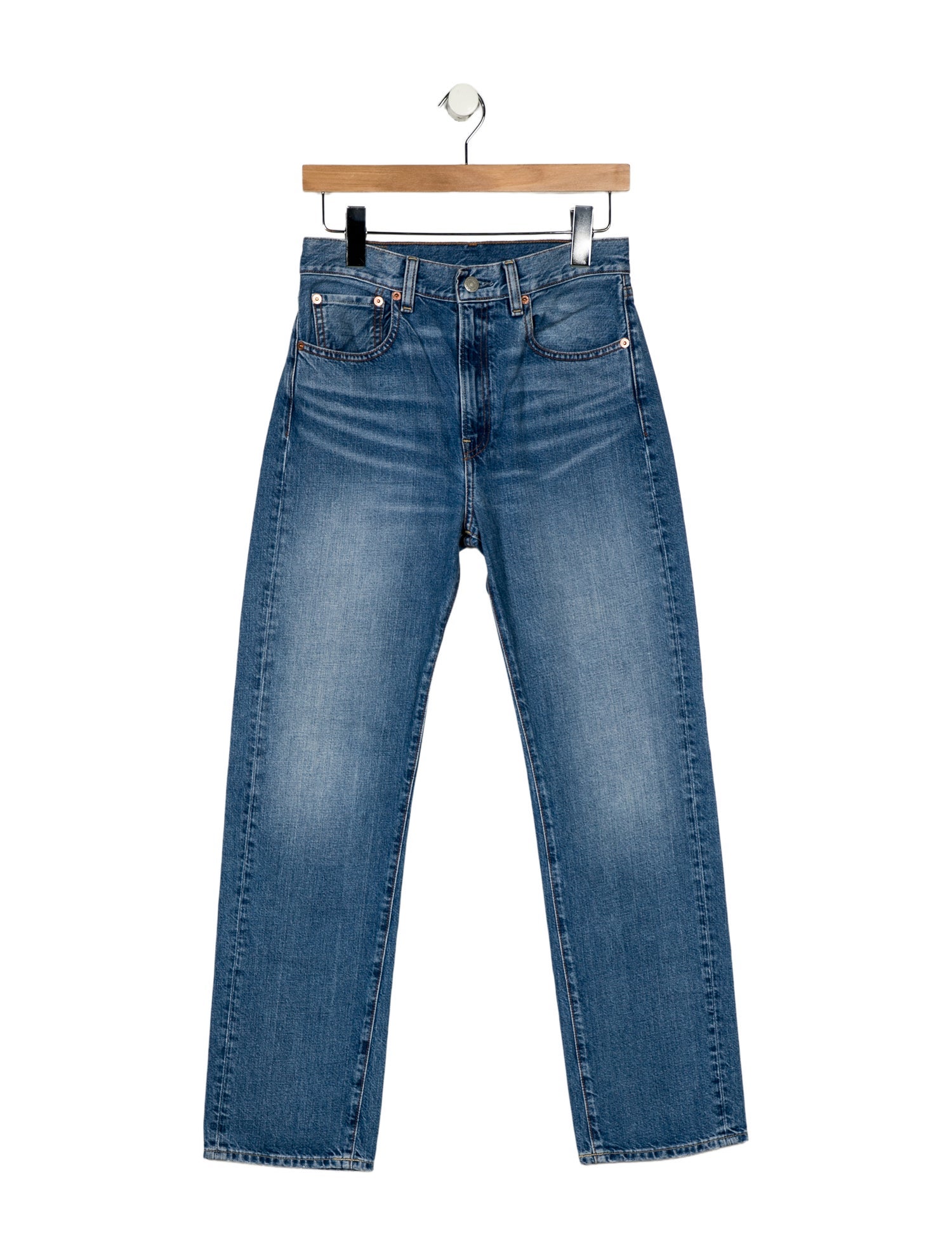 Denimist High-Rise Straight Leg Jeans