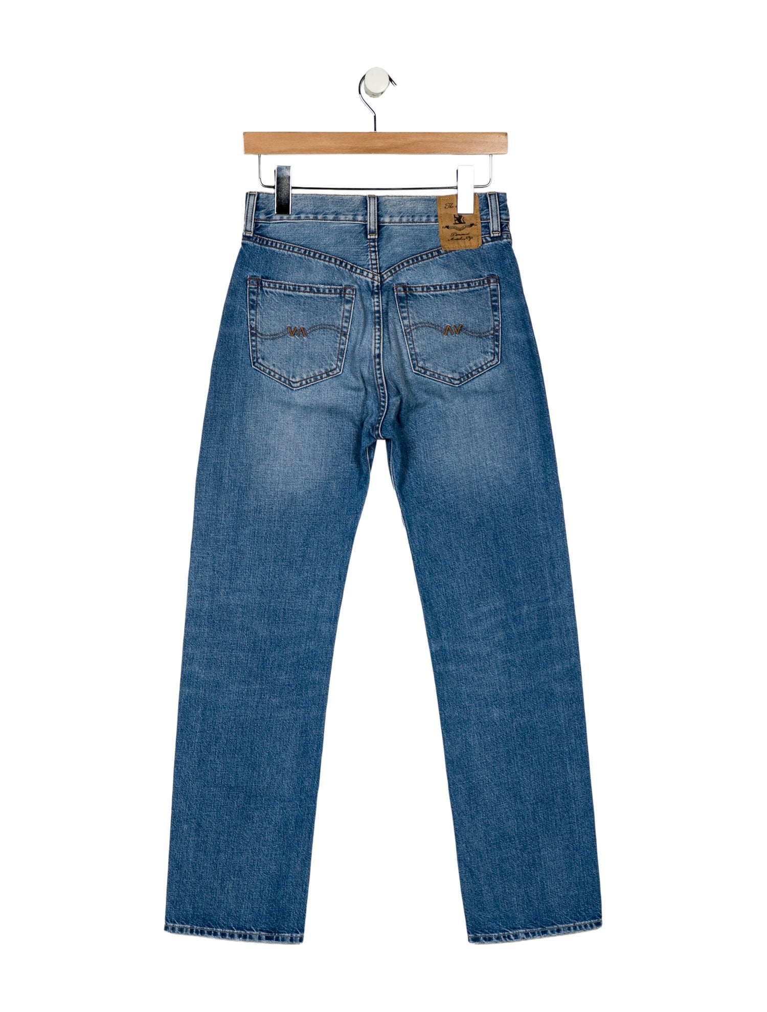 Denimist High-Rise Straight Leg Jeans