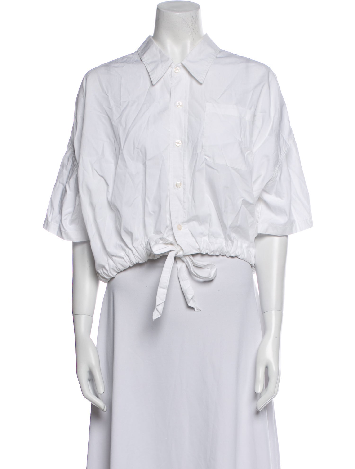 Denimist Short Sleeve Crop Top