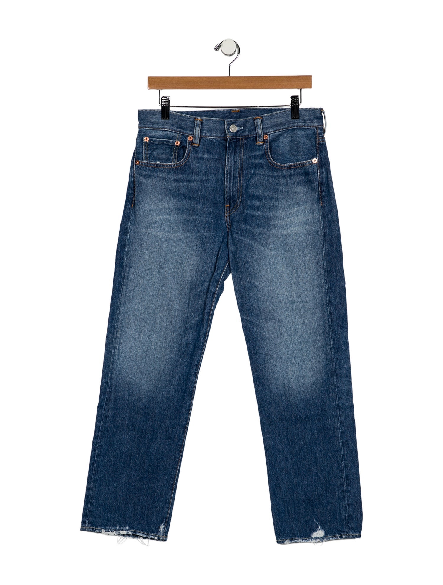 Denimist Mid-Rise Straight Leg Jeans