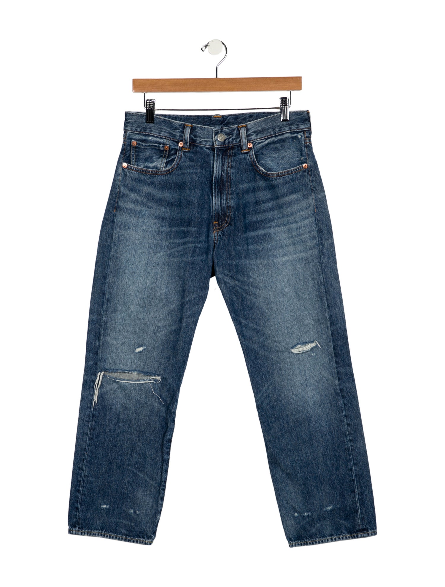 Denimist Mid-Rise Straight Leg Jeans