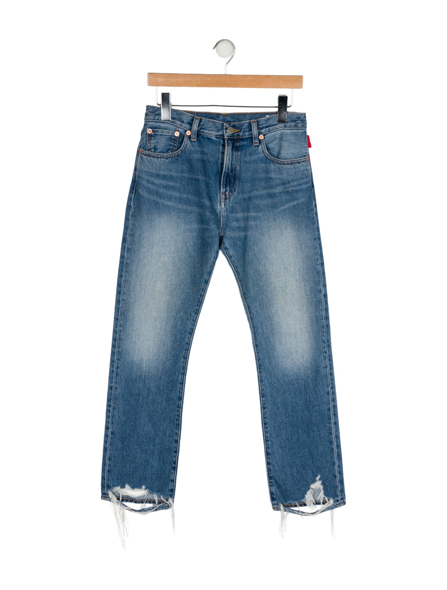 Denimist Mid-Rise Straight Leg Jeans