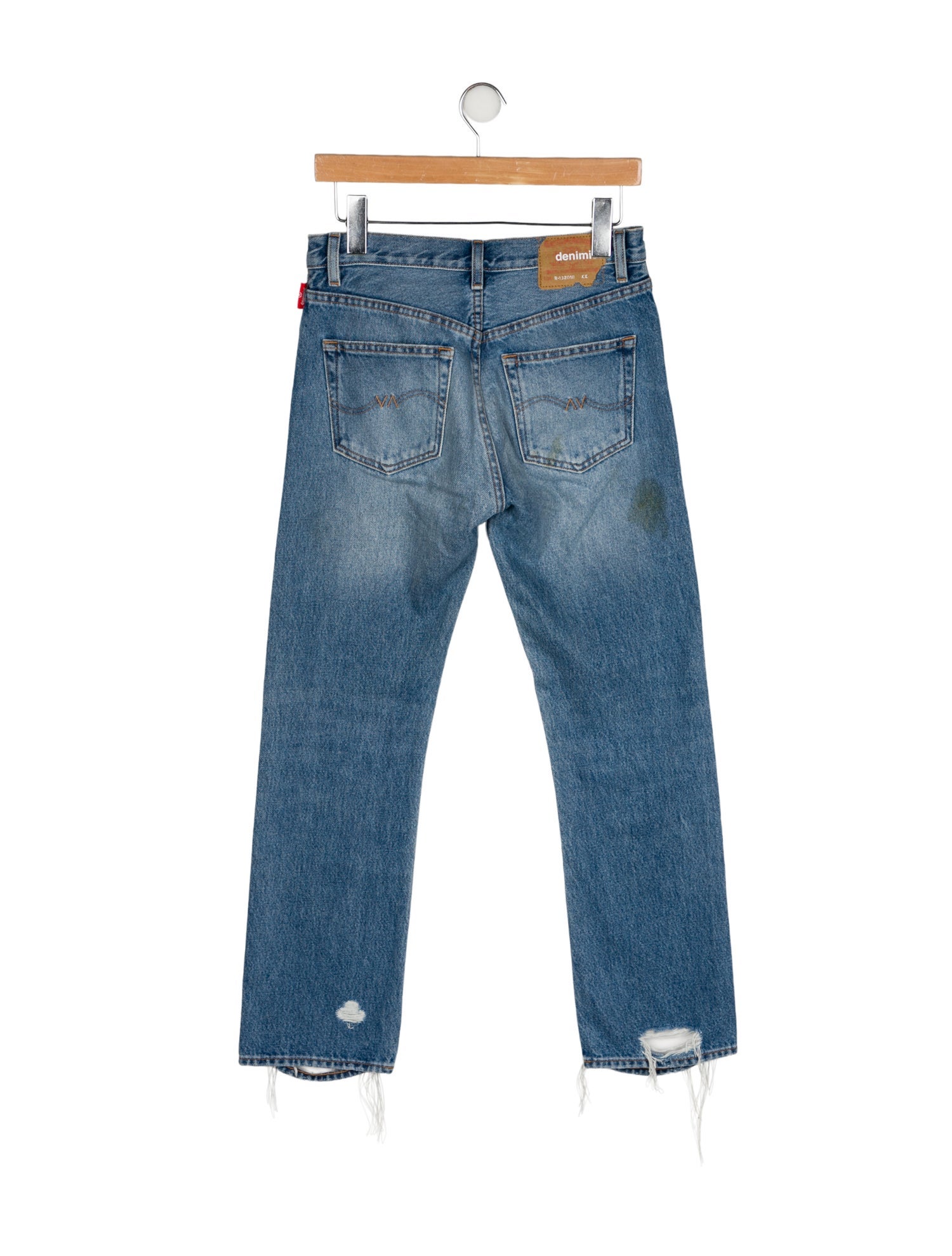 Denimist Mid-Rise Straight Leg Jeans