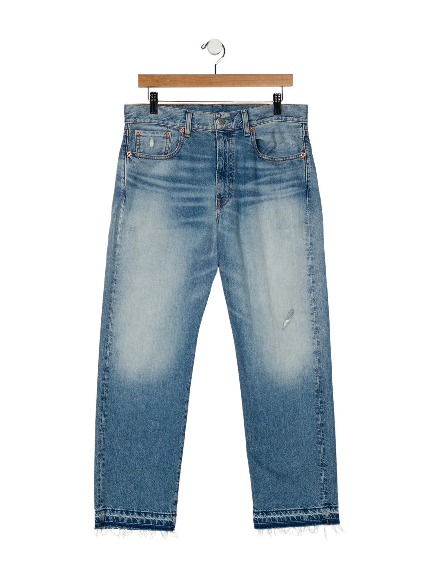 Denimist High-Rise Straight Leg Jeans