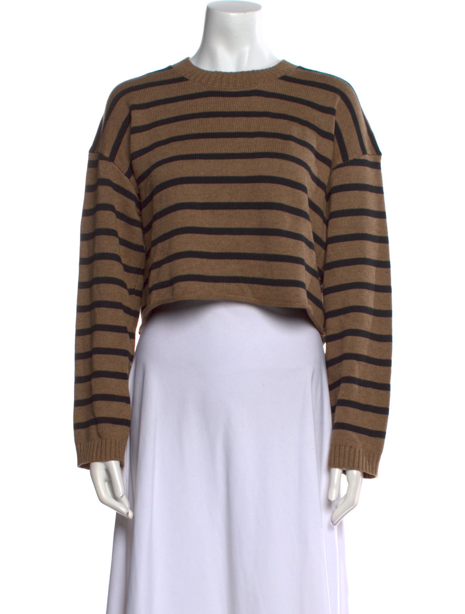 Denimist Striped Crew Neck Sweater