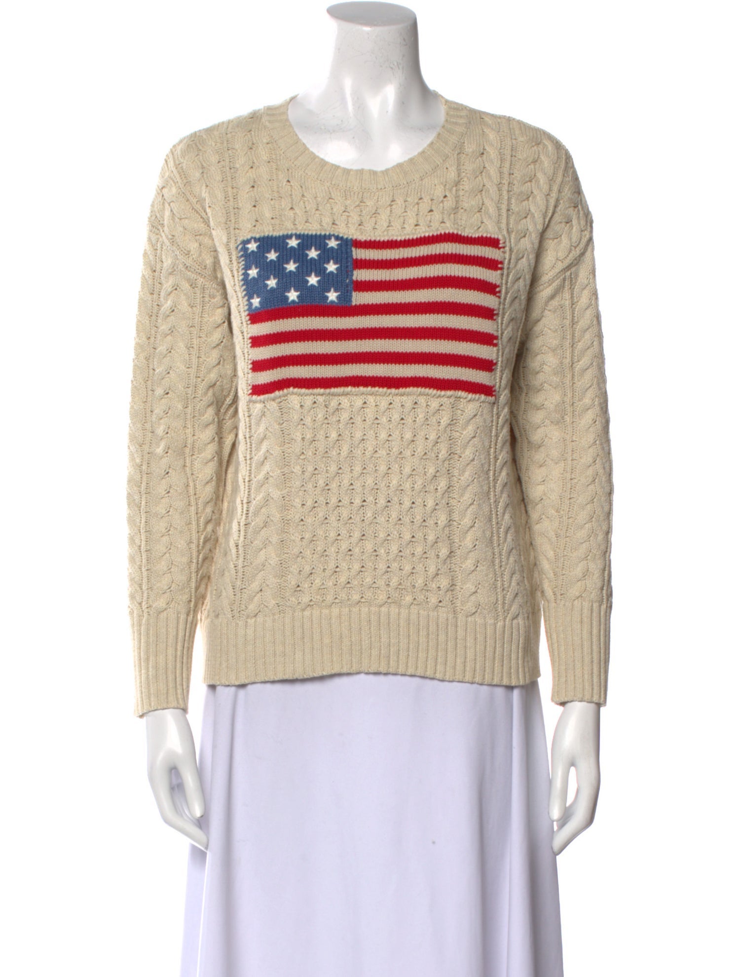 Denimist Printed Crew Neck Sweatshirt