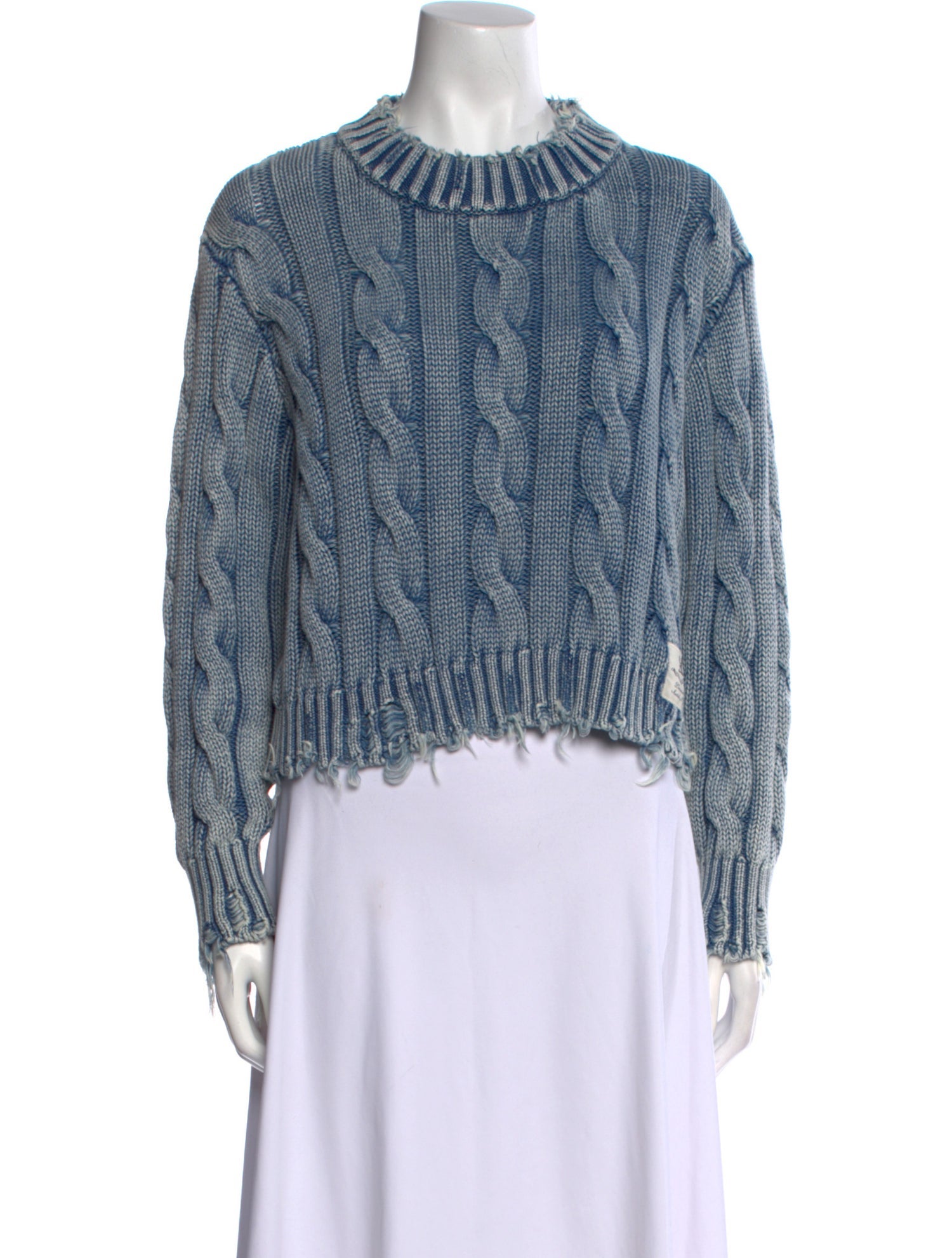 Denimist Mock Neck Sweater