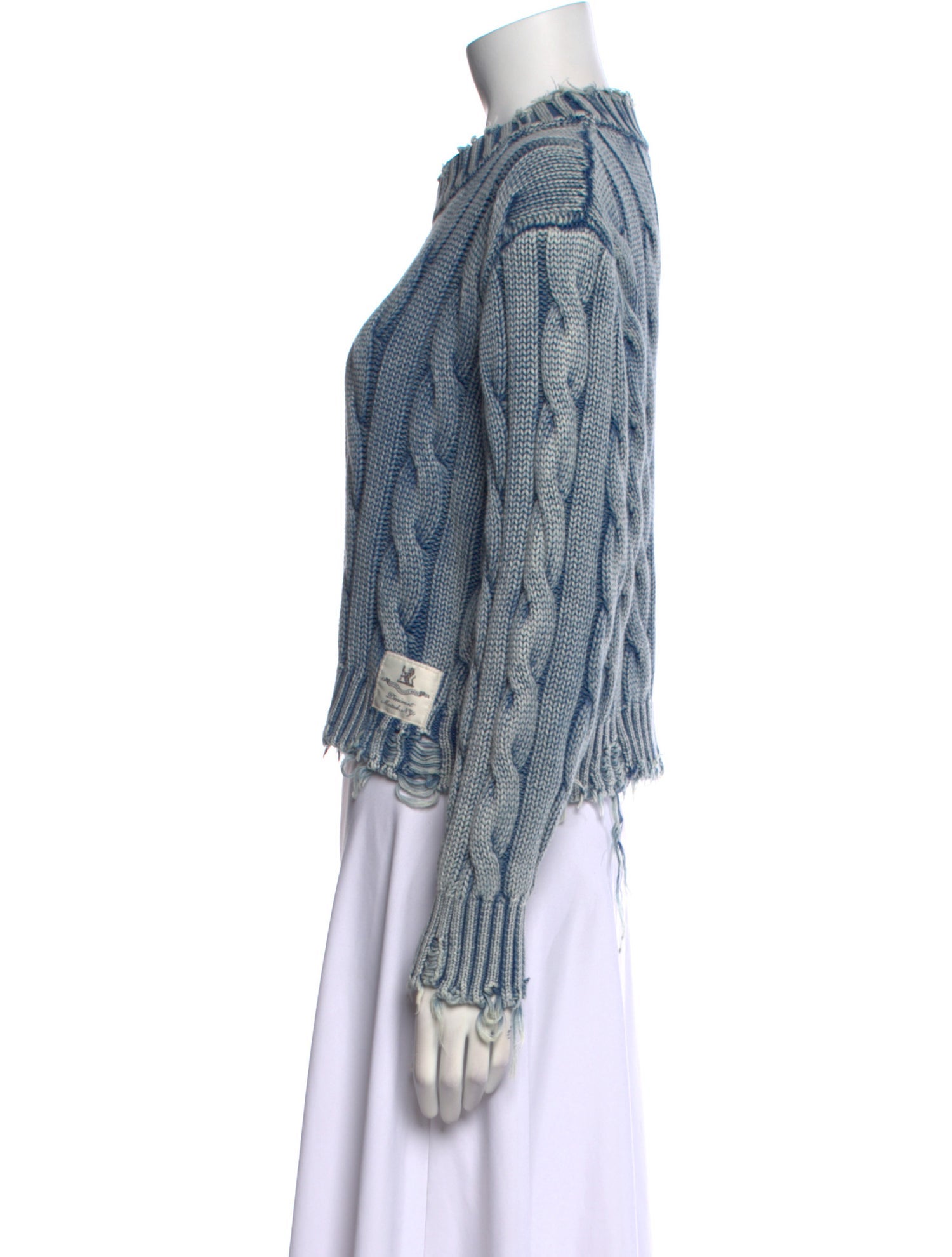 Denimist Mock Neck Sweater