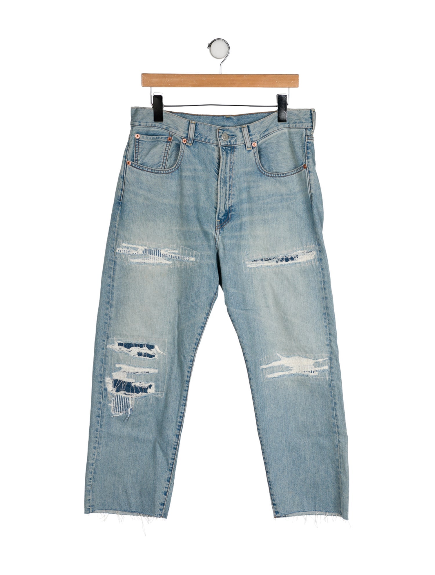 Denimist High-Rise Straight Leg Jeans