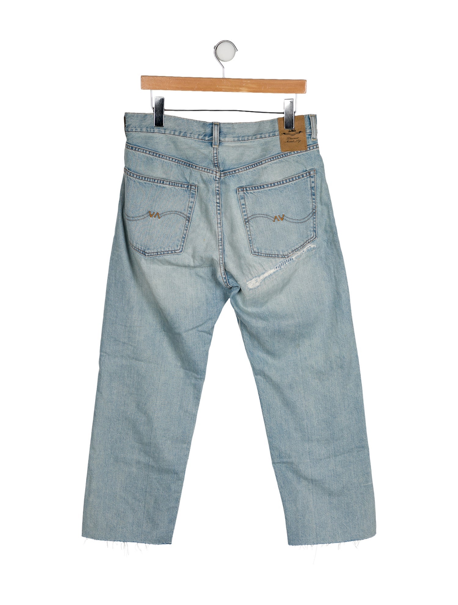 Denimist High-Rise Straight Leg Jeans