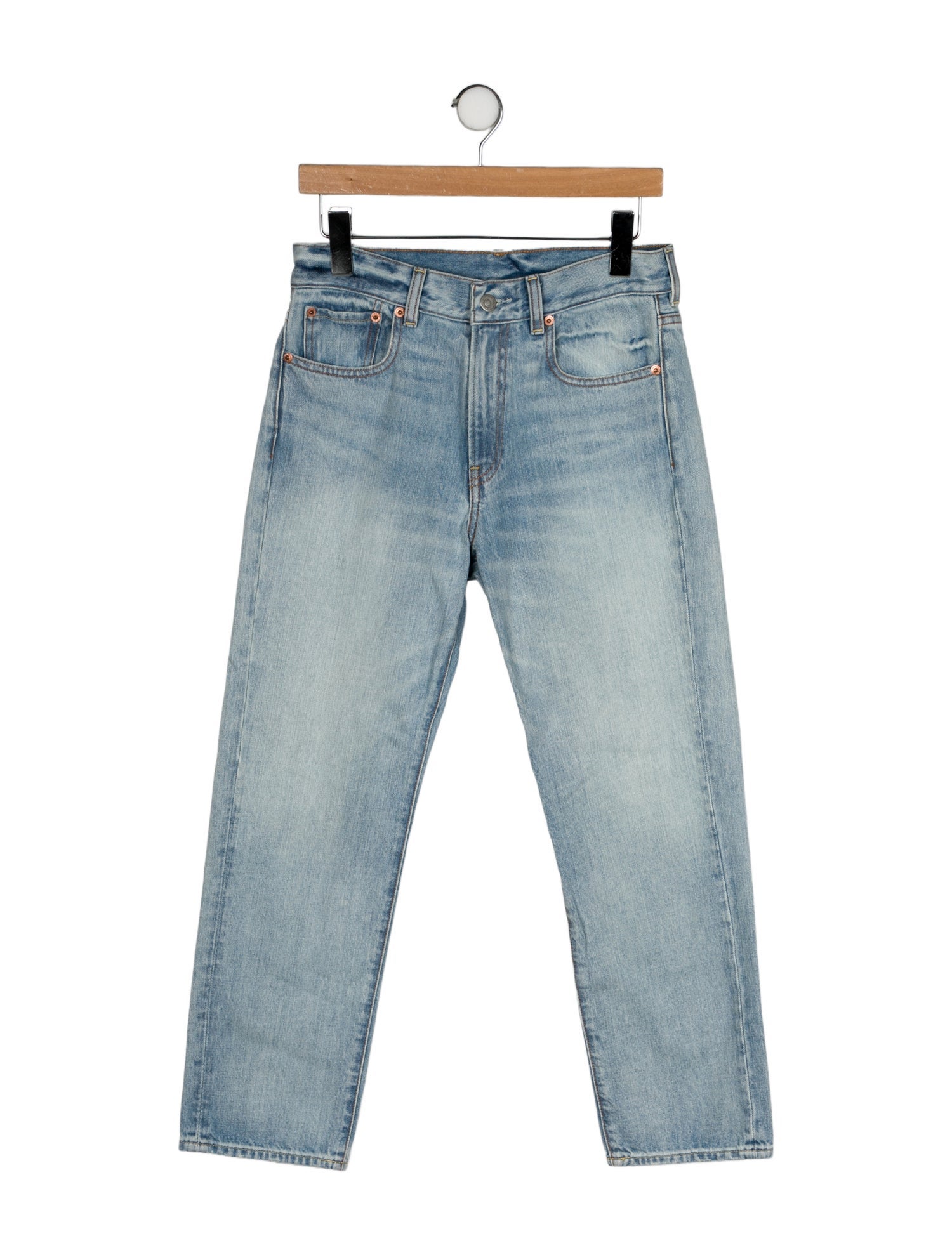 Denimist Mid-Rise Straight Leg Jeans