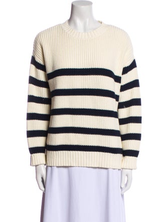 Denimist Striped Crew Neck Sweater