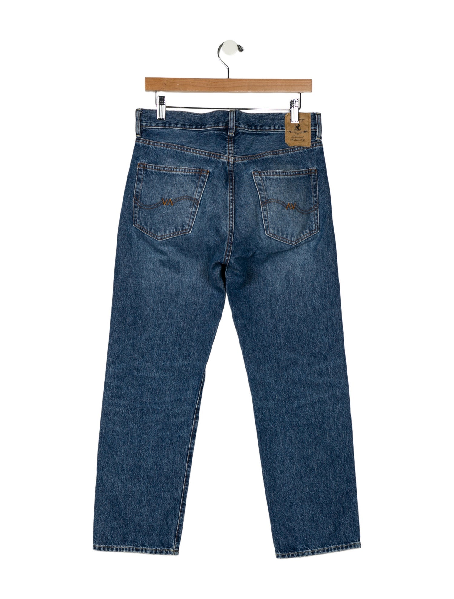 Denimist High-Rise Straight Leg Jeans