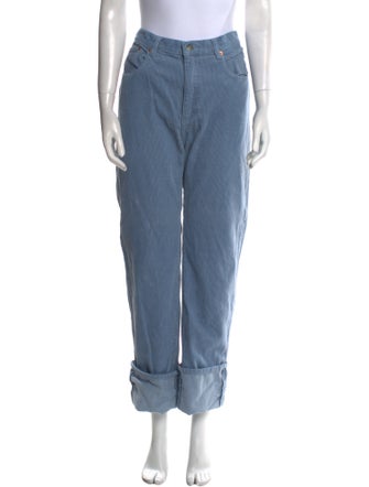 Denimist Mid-Rise Straight Leg Jeans