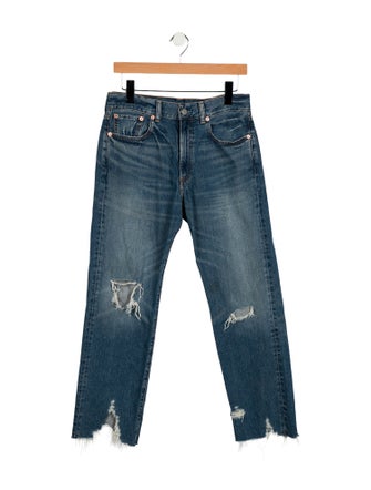 Denimist High-Rise Straight Leg Jeans
