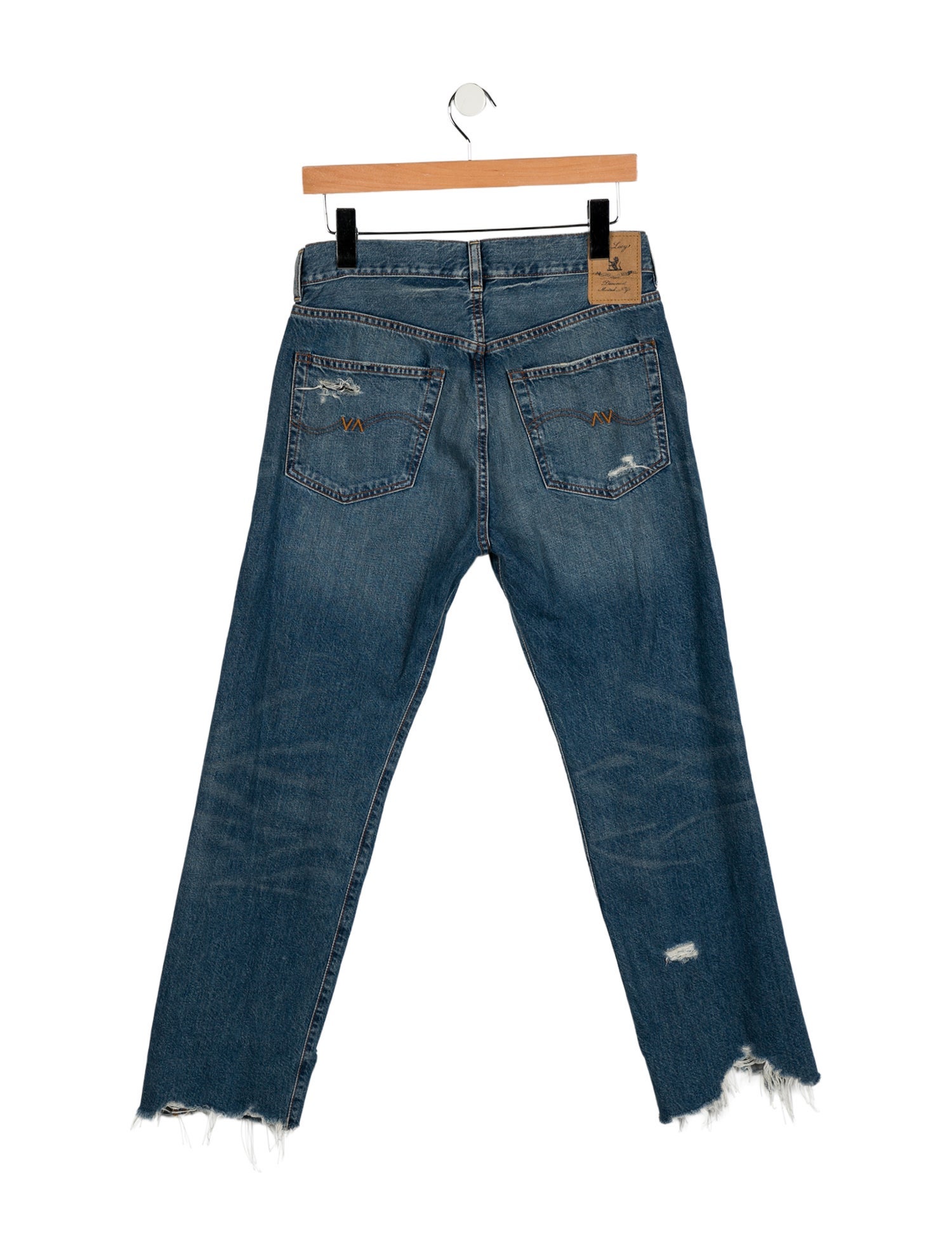 Denimist High-Rise Straight Leg Jeans
