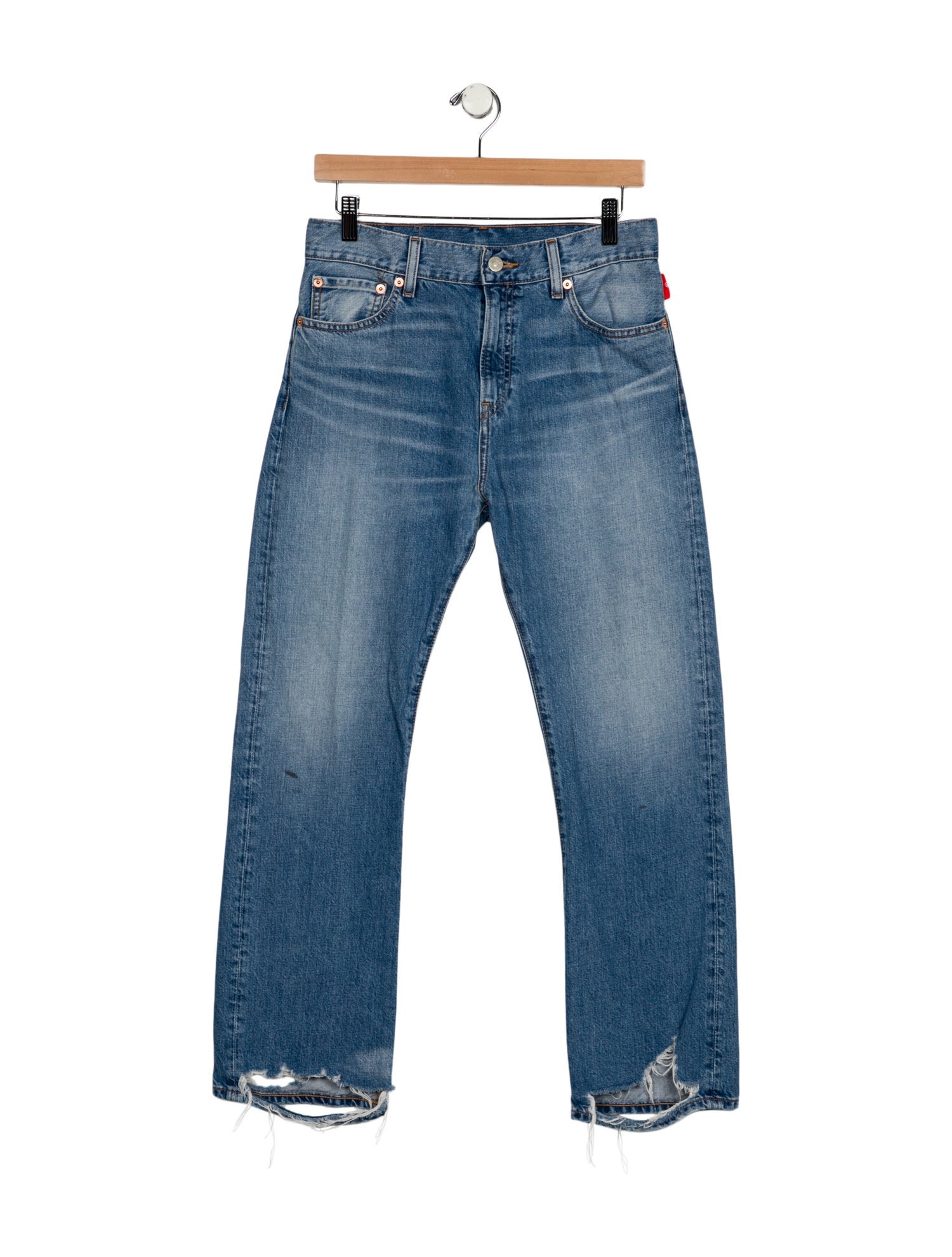 Denimist High-Rise Straight Leg Jeans