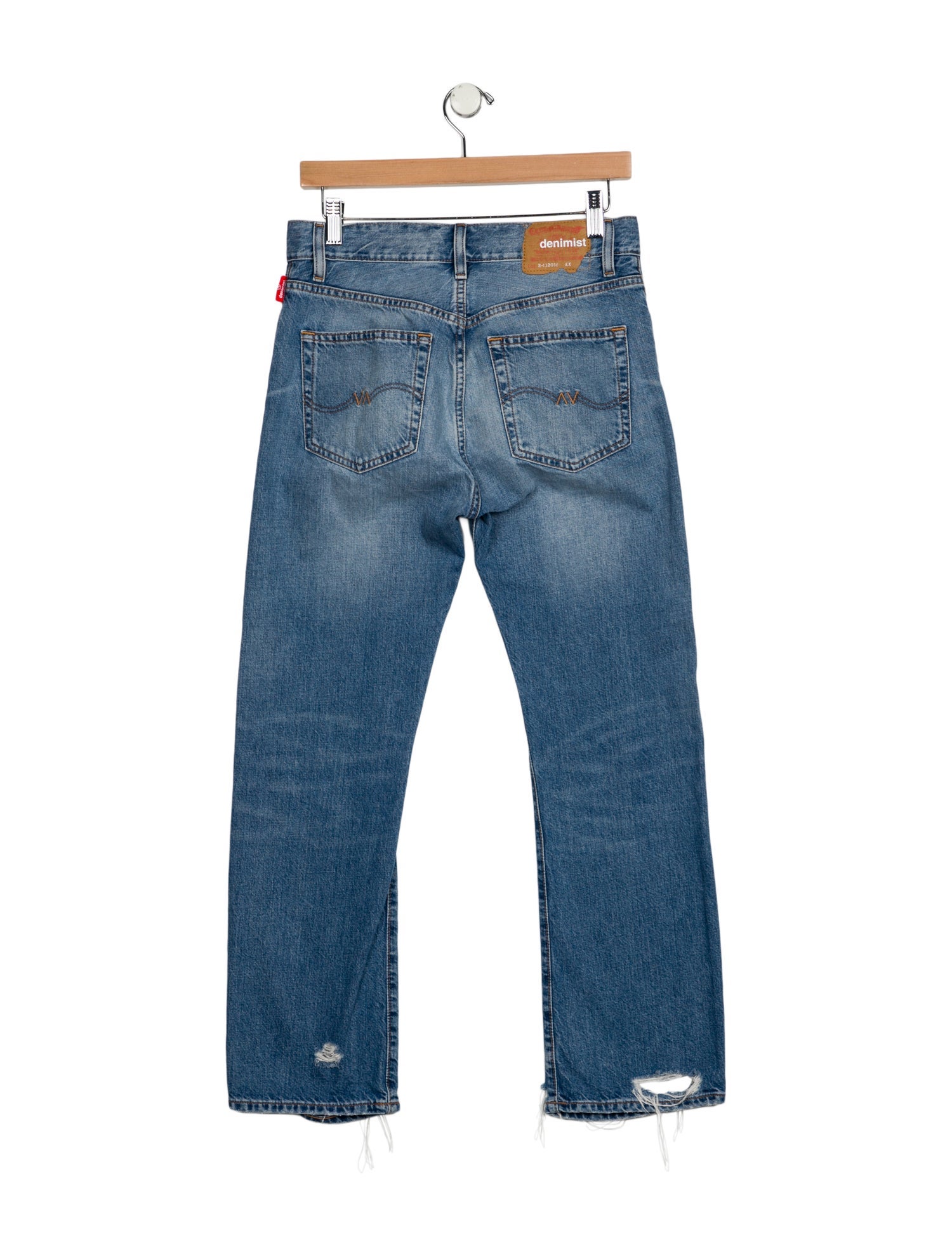 Denimist High-Rise Straight Leg Jeans