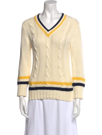 Denimist Printed V-Neck Sweater