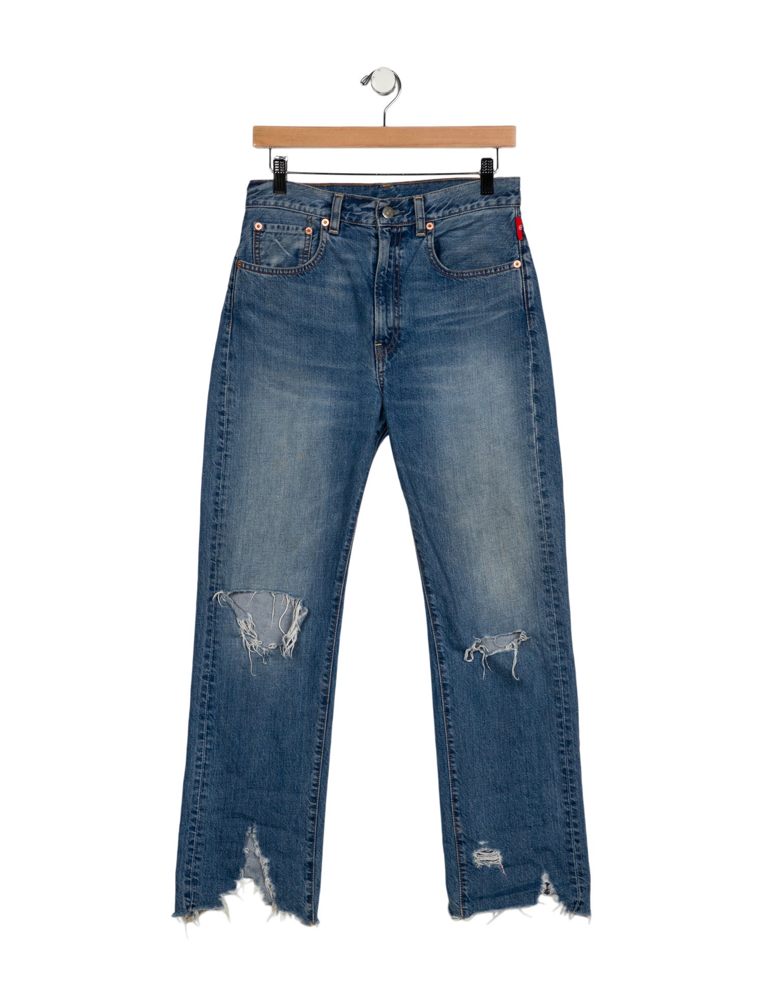 Denimist High-Rise Straight Leg Jeans