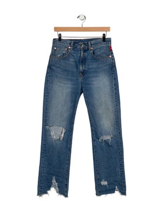 Denimist High-Rise Straight Leg Jeans