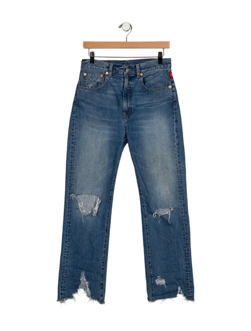 Denimist High-Rise Straight Leg Jeans