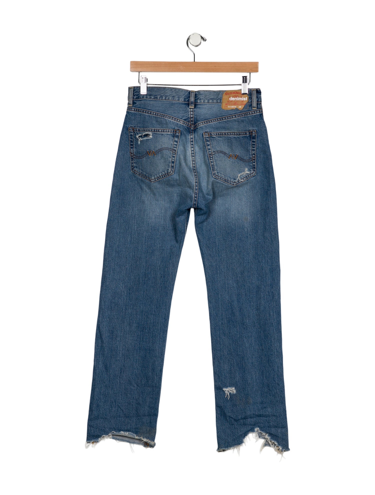 Denimist High-Rise Straight Leg Jeans
