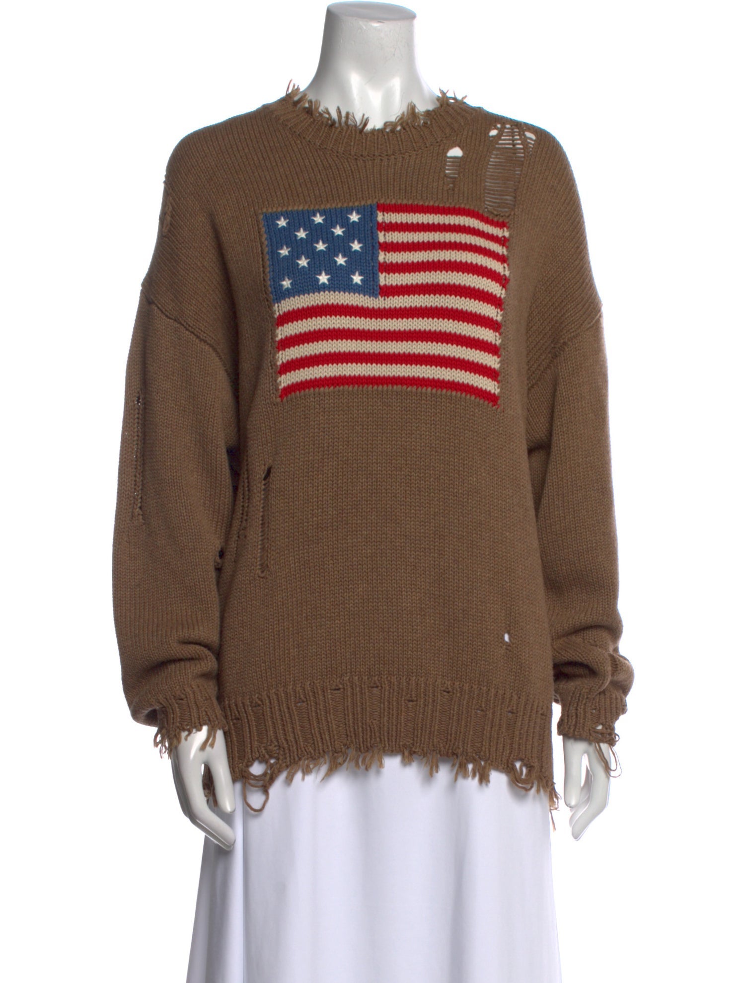 Denimist Graphic Print Crew Neck Sweater