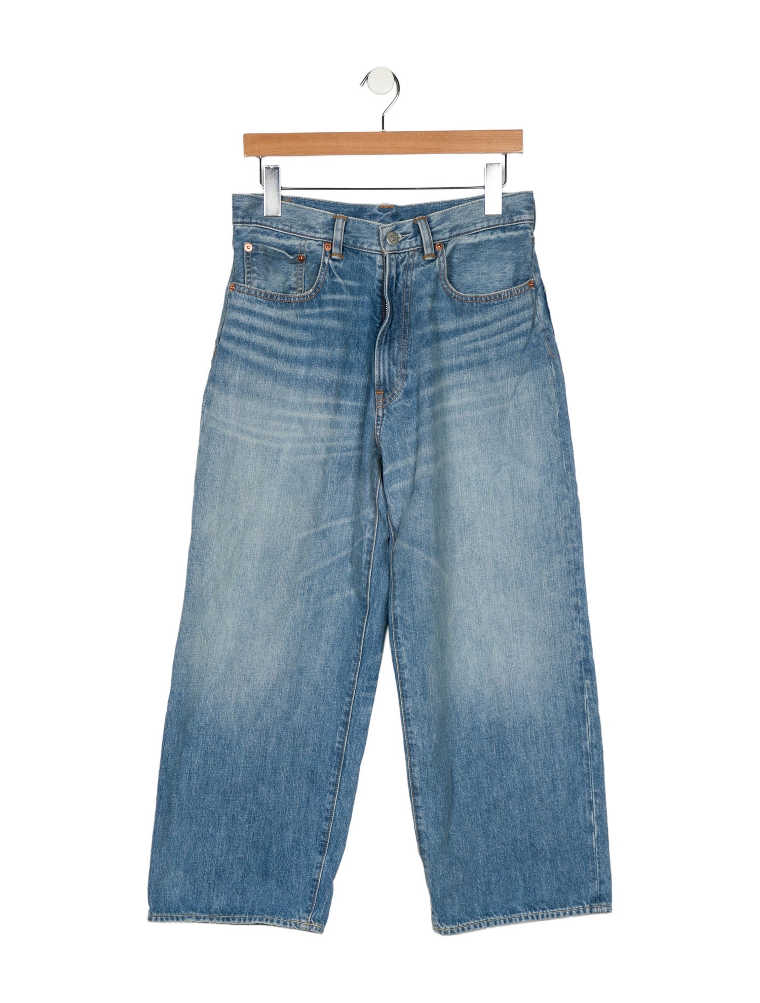 Denimist Mid-Rise Wide Leg Jeans