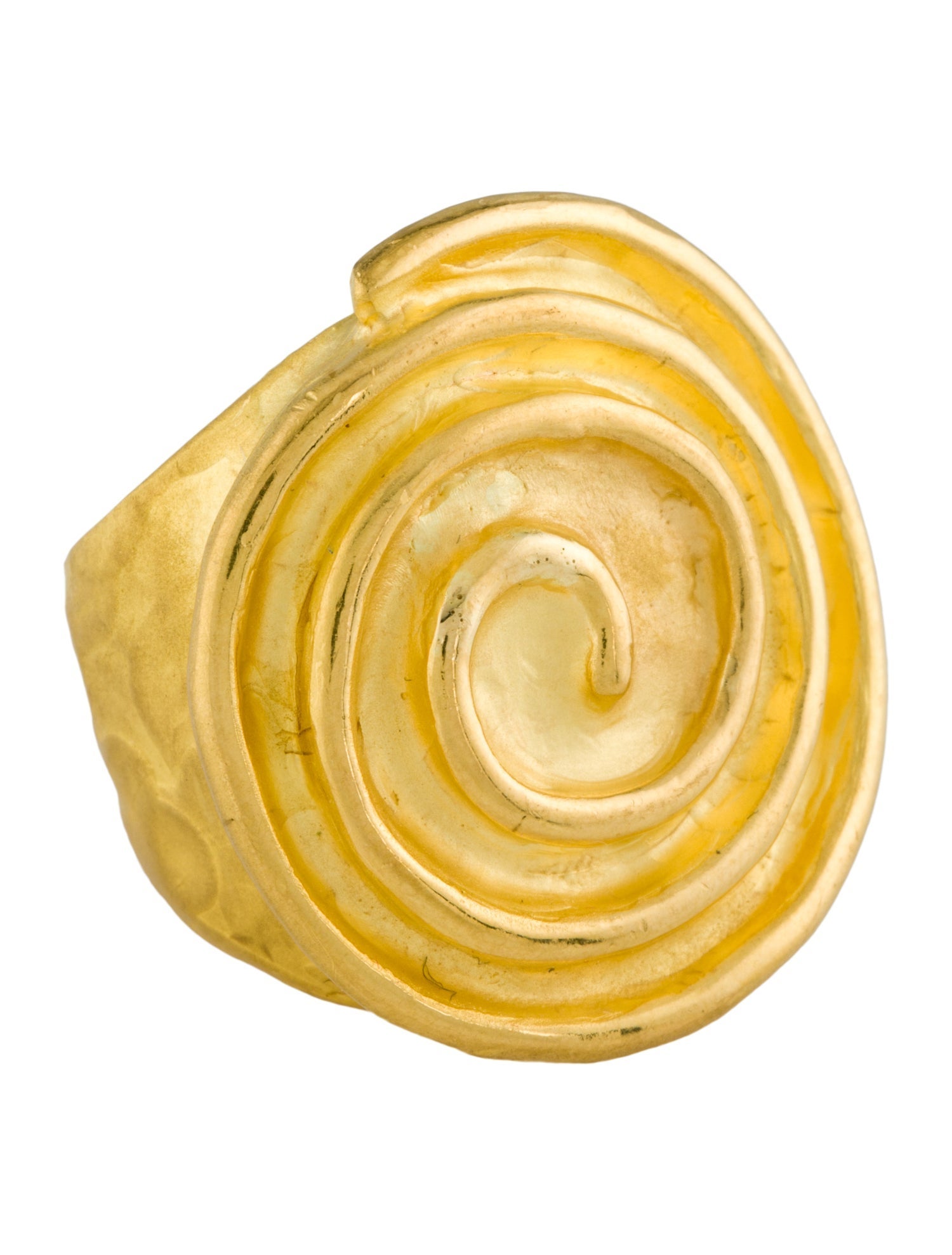 Denise Roberge 22K Spiral Cocktail Ring