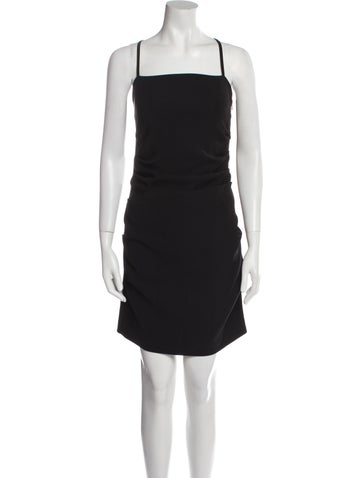 Drae Dresses Square Neckline Mini Dress S
