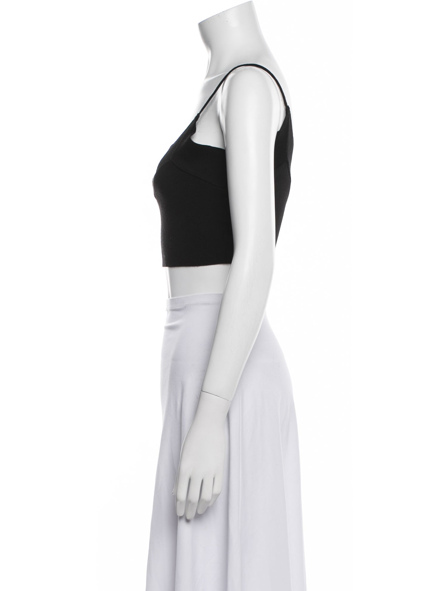 Drae Scoop Neck Sleeveless Crop Top