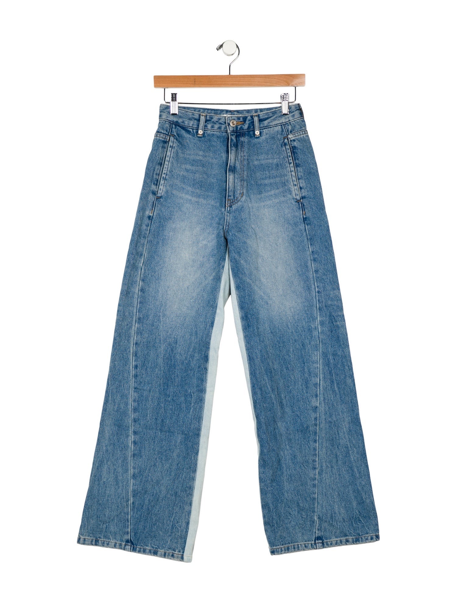 Drae Mid-Rise Wide Leg Jeans