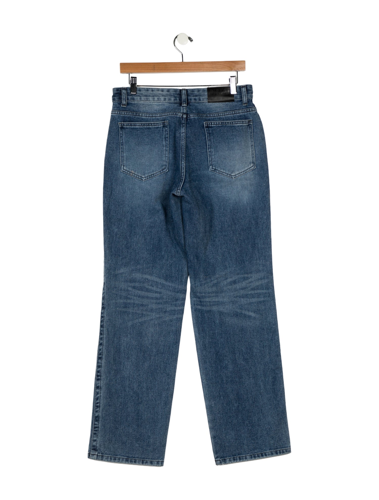 Drae Mid-Rise Wide Leg Jeans