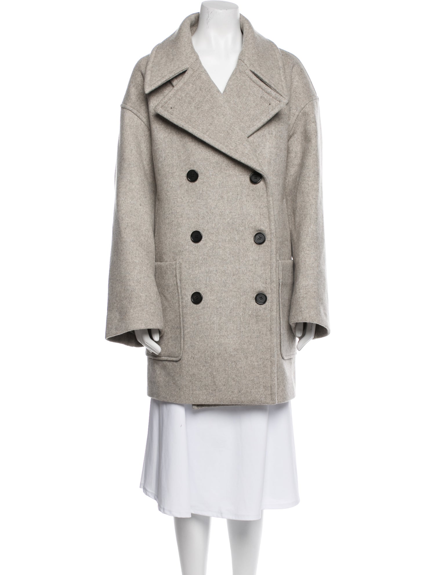 Drae Wool Peacoat