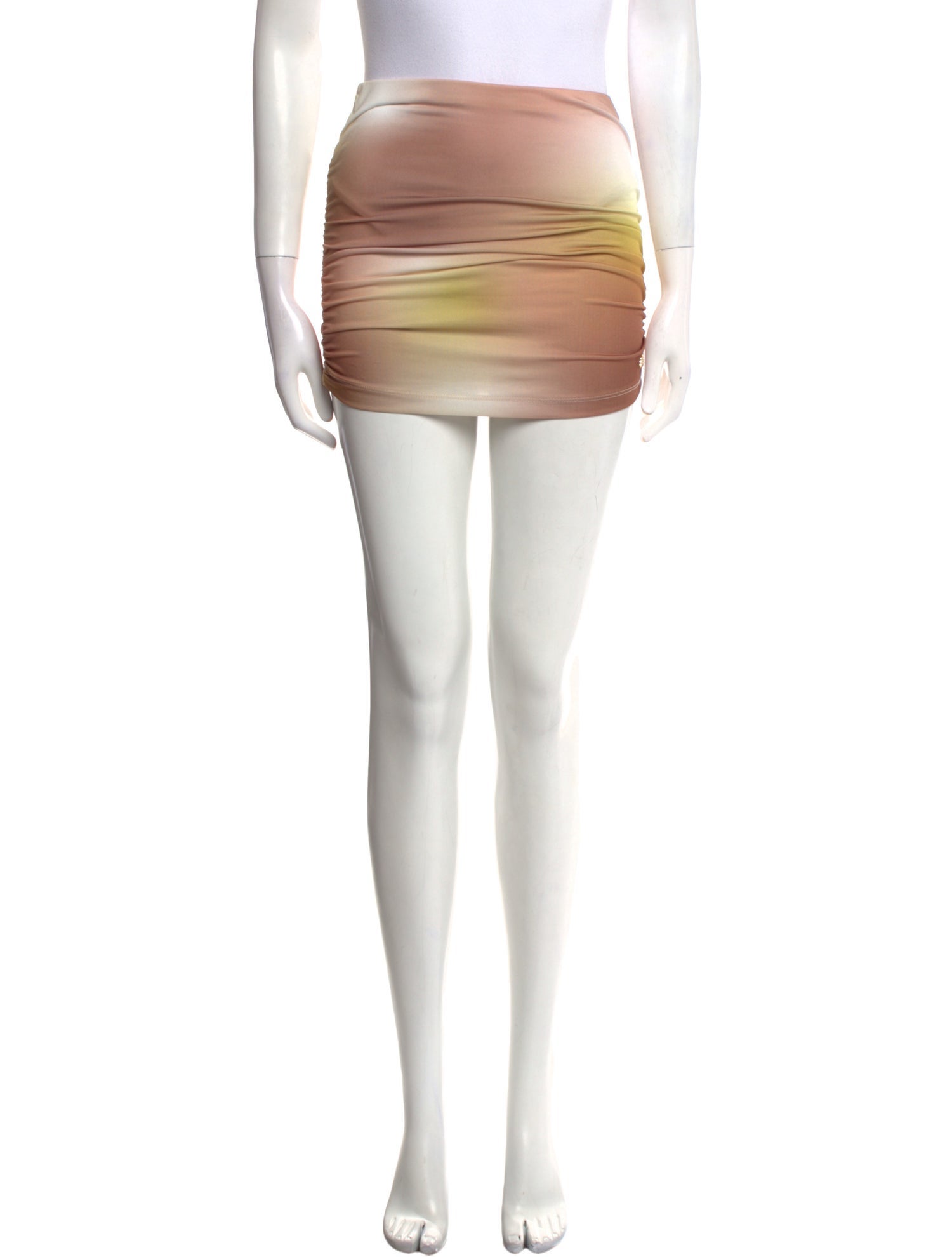 Dé Rococo Pleated Accents Mini Skirt