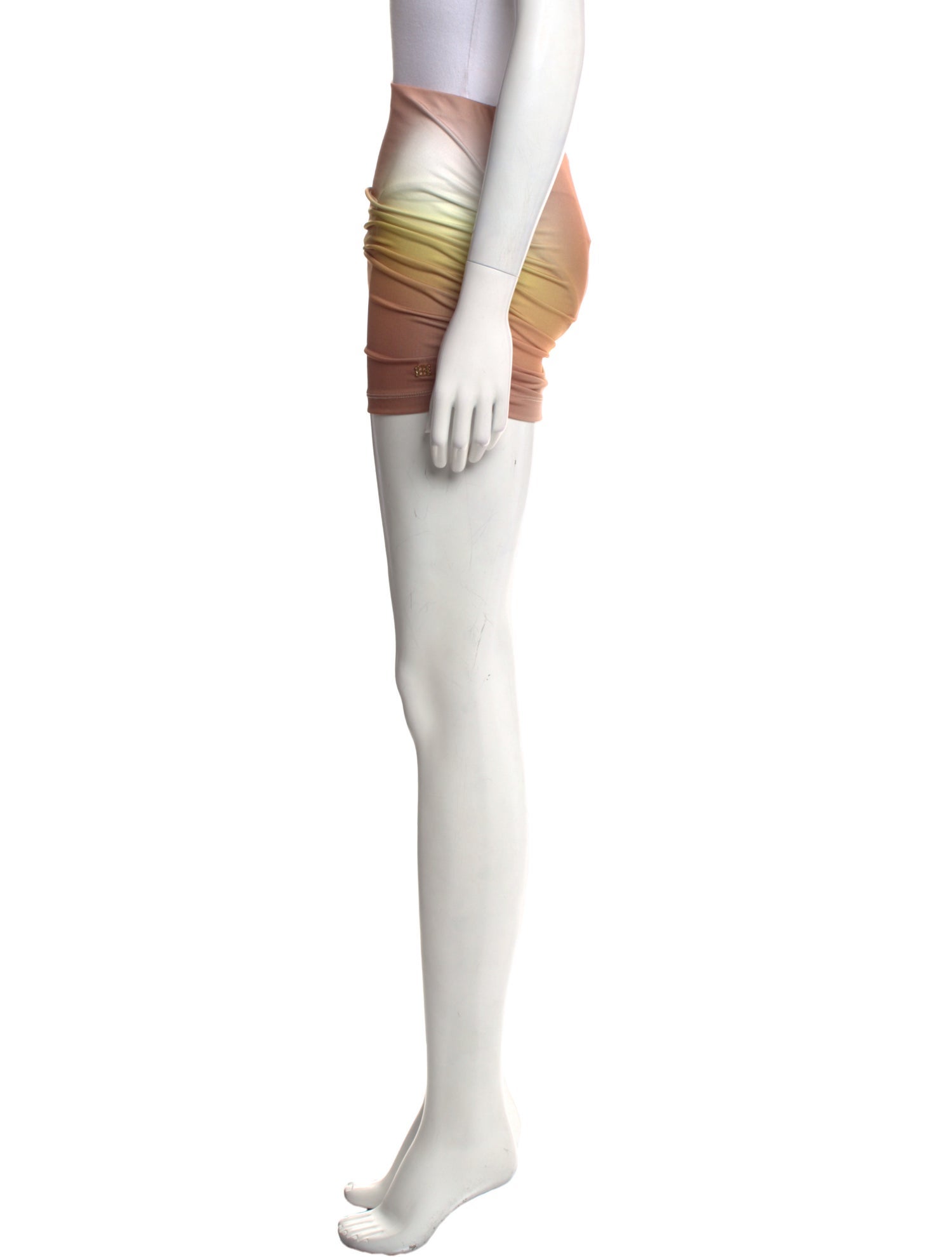 Dé Rococo Pleated Accents Mini Skirt