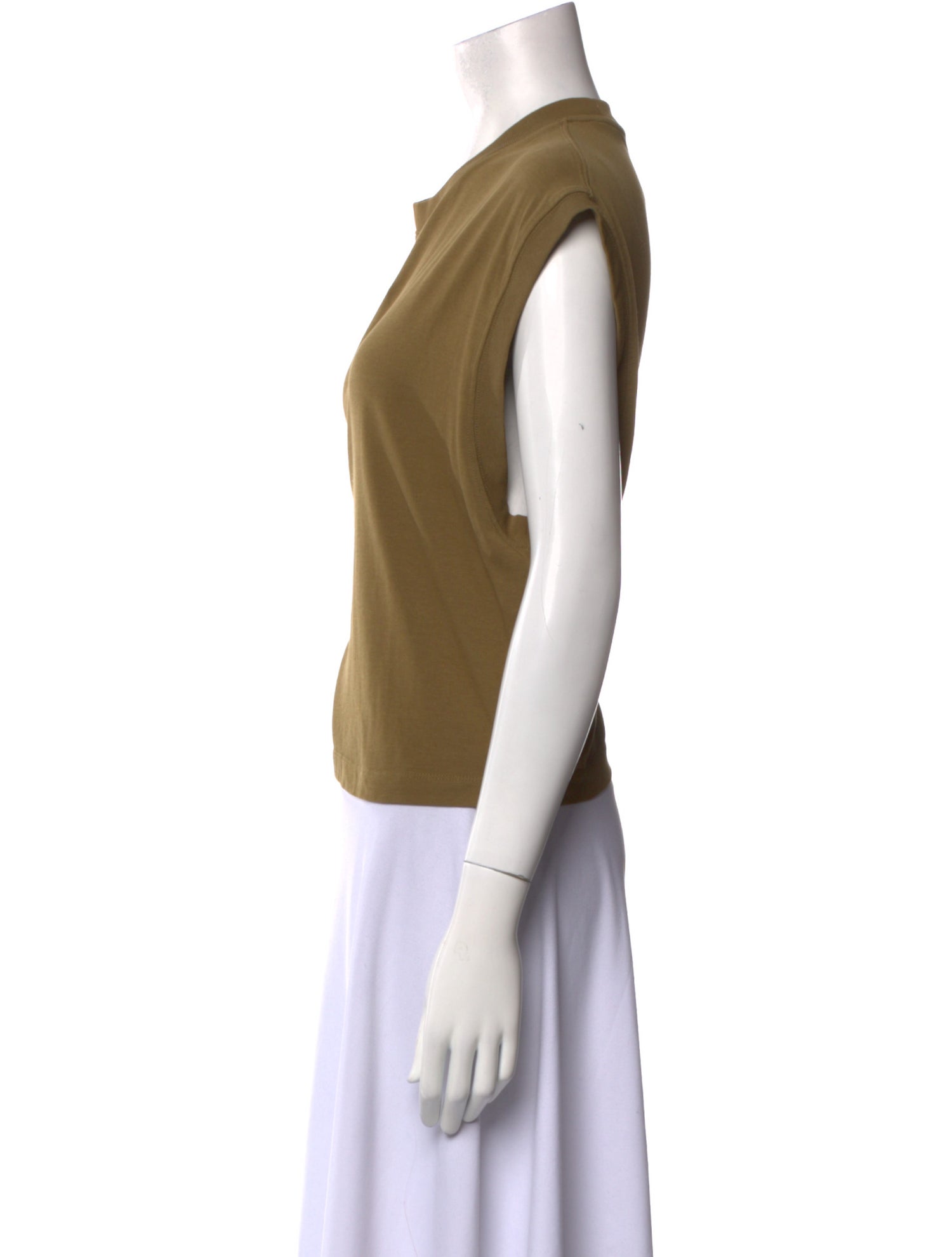 Dé Rococo Mock Neck Short Sleeve Crop Top