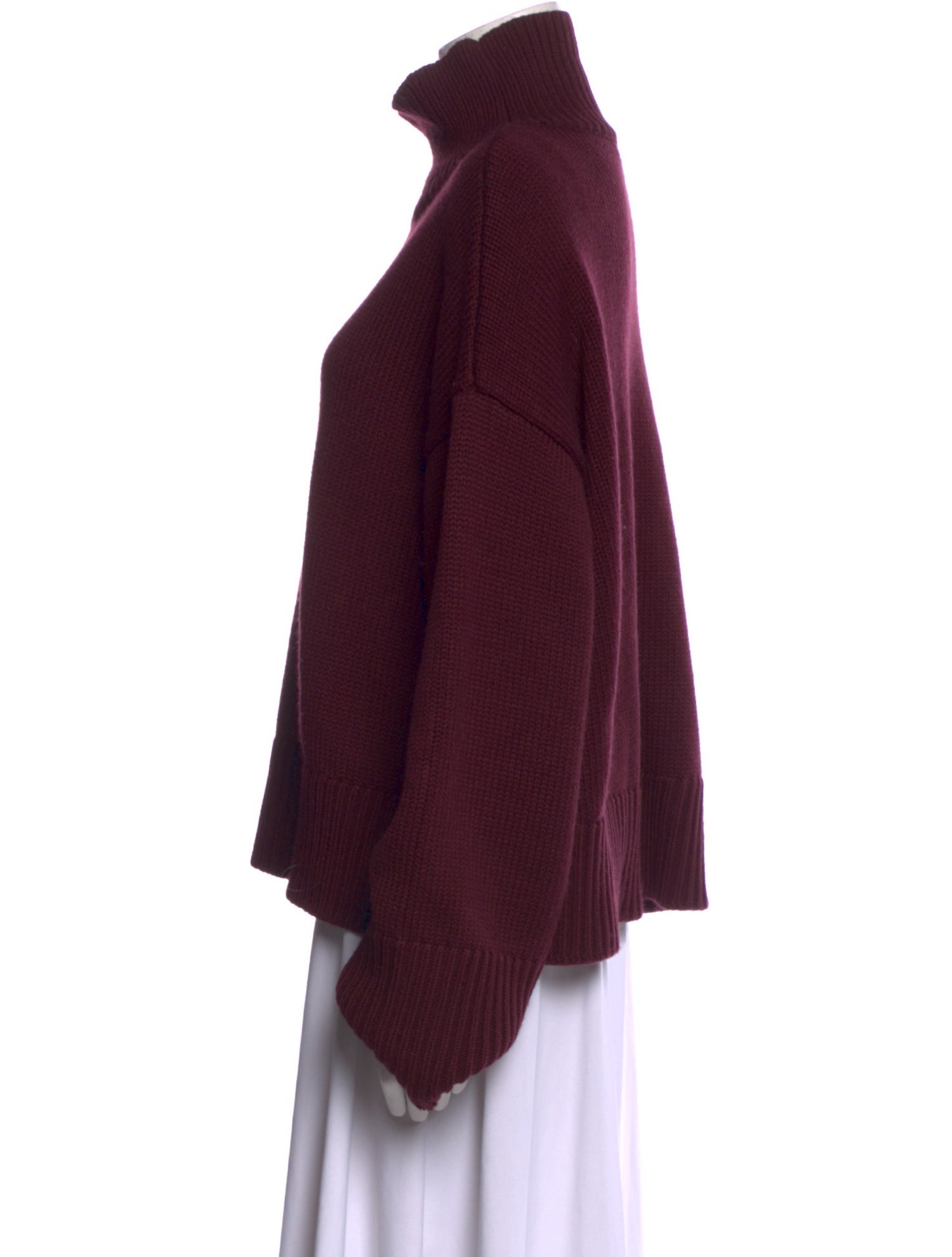 Dé Rococo Graphic Print Mock Neck Sweater