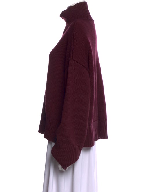 Dé Rococo Graphic Print Mock Neck Sweater